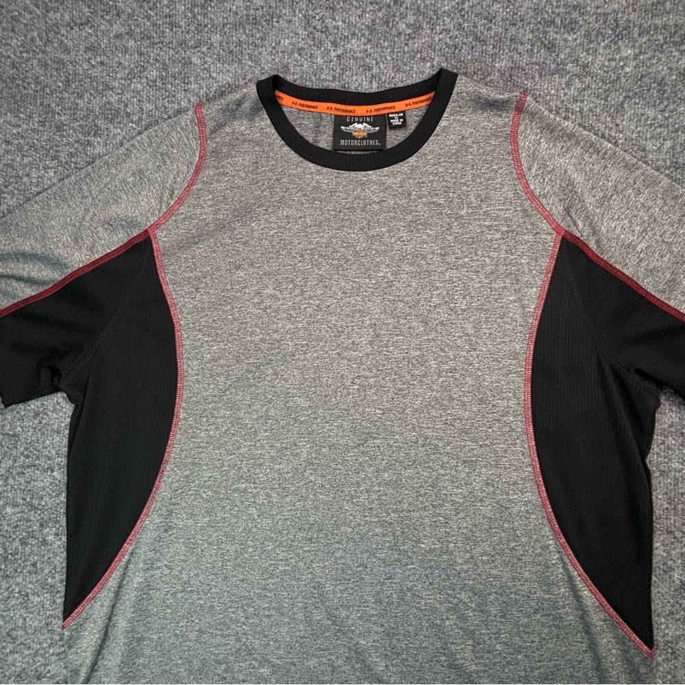 Harley Davidson Motorcycles Graphic T Shirt Grey Pink Logo Mens XL Motorclothes - Picture 6 of 11